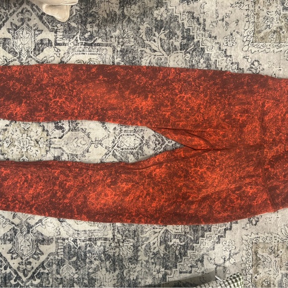 Lululemon Red Tye Dye Leggings - Picture 2 of 2